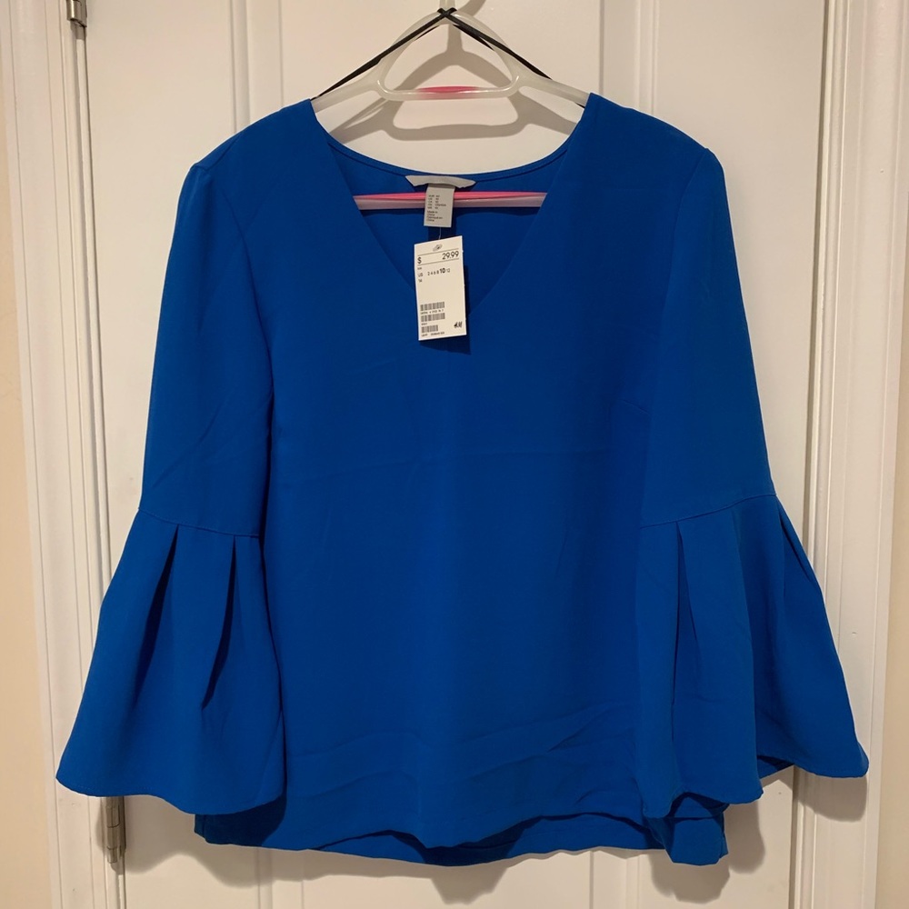 H&M Royal Blue Blouse